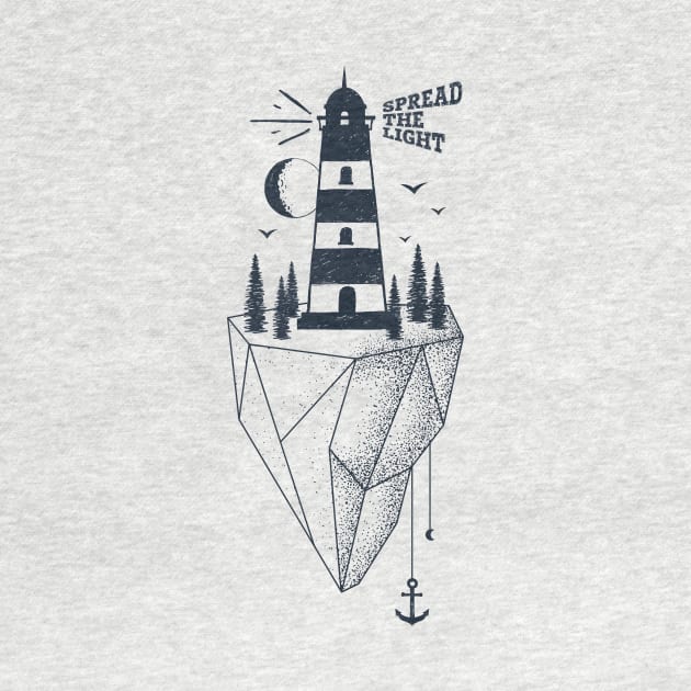 Lighthouse. Spread The Light by SlothAstronaut